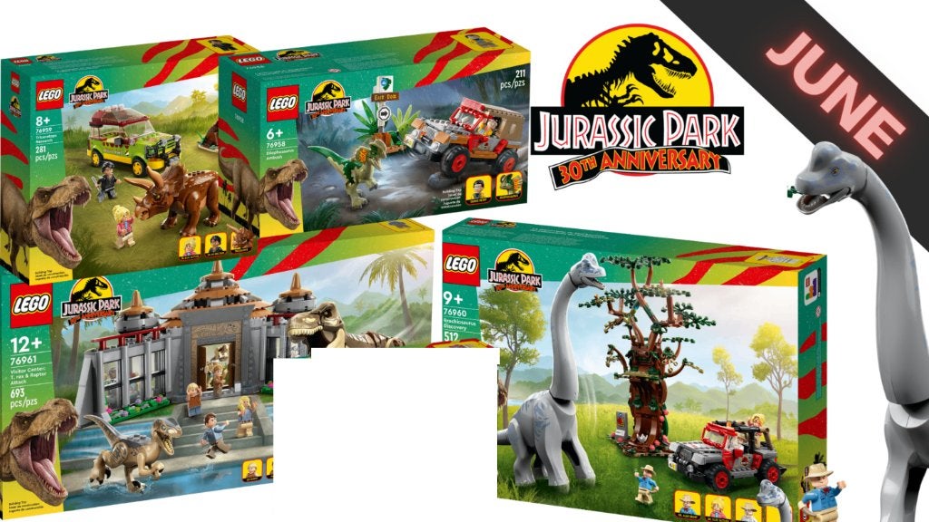 LEGO Jurassic Park 30th Anniversary 76958 76959 76960 76961, Kinderen en Baby's, Speelgoed | Duplo en Lego, Ophalen, Lego, Nieuw