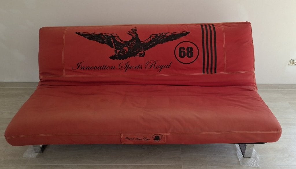 CANAPÉ-LIT, Rouge, Enlèvement, 200 cm, Deux personnes