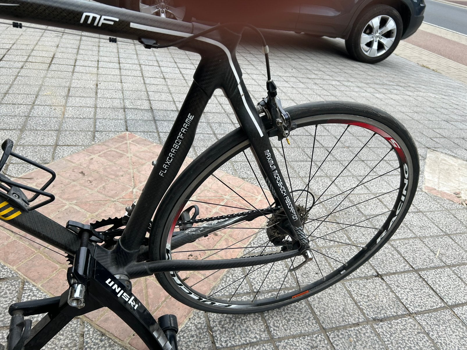 Carbon koersfiets - museeuw, Ophalen, Zo goed als nieuw, 15 tot 20 versnellingen