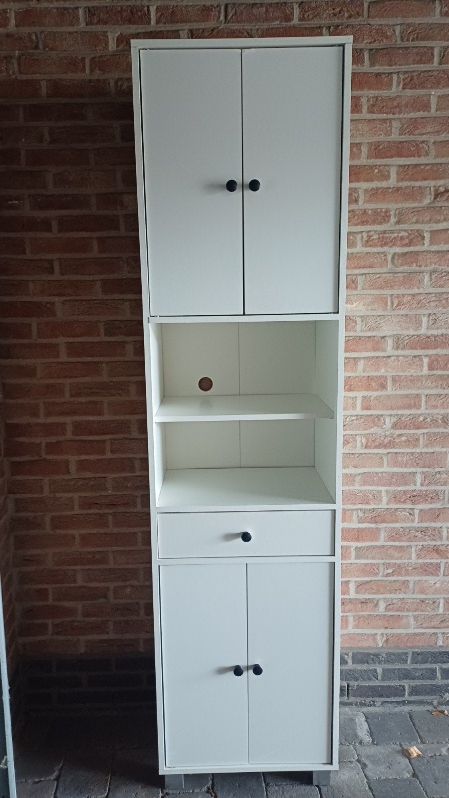 Gratis badkamerkast, Ophalen