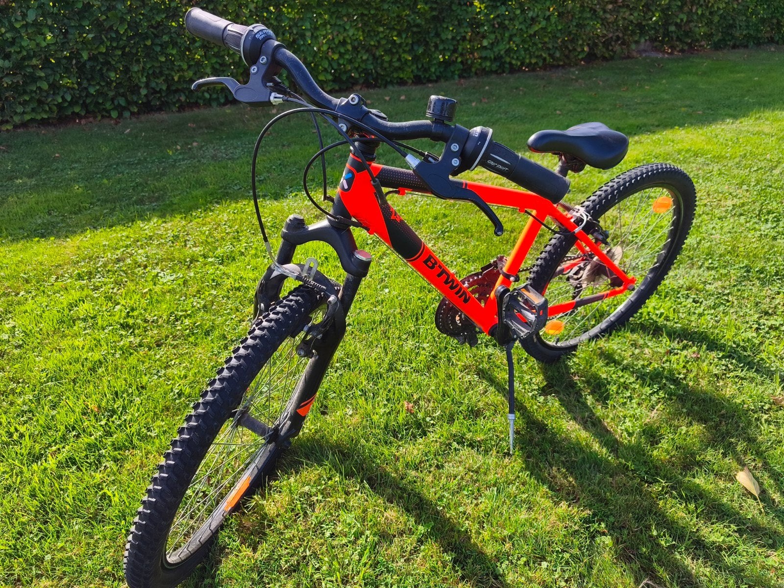 Btwin rockrider  24 inch, Fietsen en Brommers, Ophalen, 24 inch, Velgrem, Versnellingen