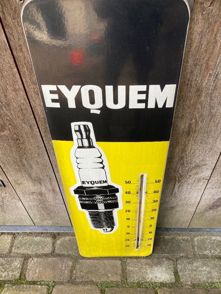 emaille publiciteitsbord ' Eyquem ', Verzamelen, Ophalen of Verzenden, Gebruikt