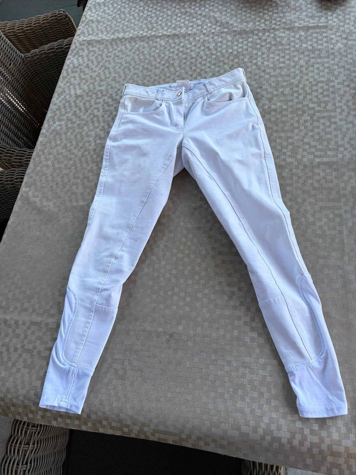 Wedstrijd broek 138, Dieren en Toebehoren, Paardrijkleding, Ophalen, Zo goed als nieuw