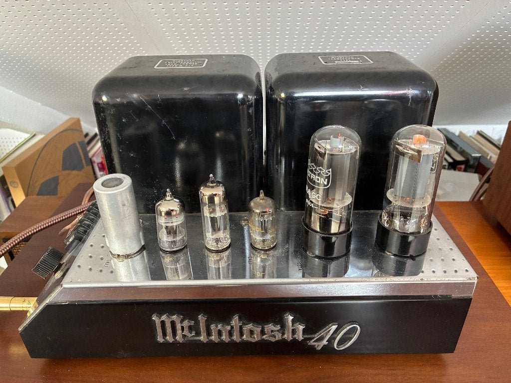 Mcintosh MC 40, Ophalen, Versterker