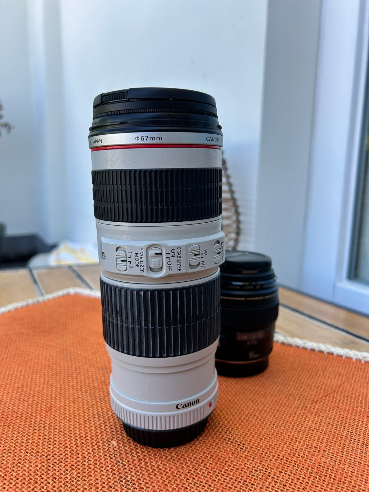 CANON EF 70-200MM F/4L IS USM, Ophalen, Zoom