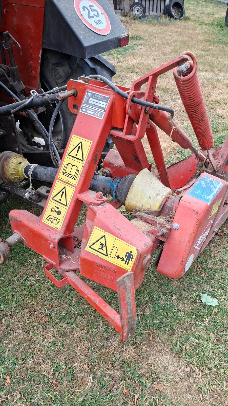 kuhn GMD 400 schijvenmaaier, Enlèvement