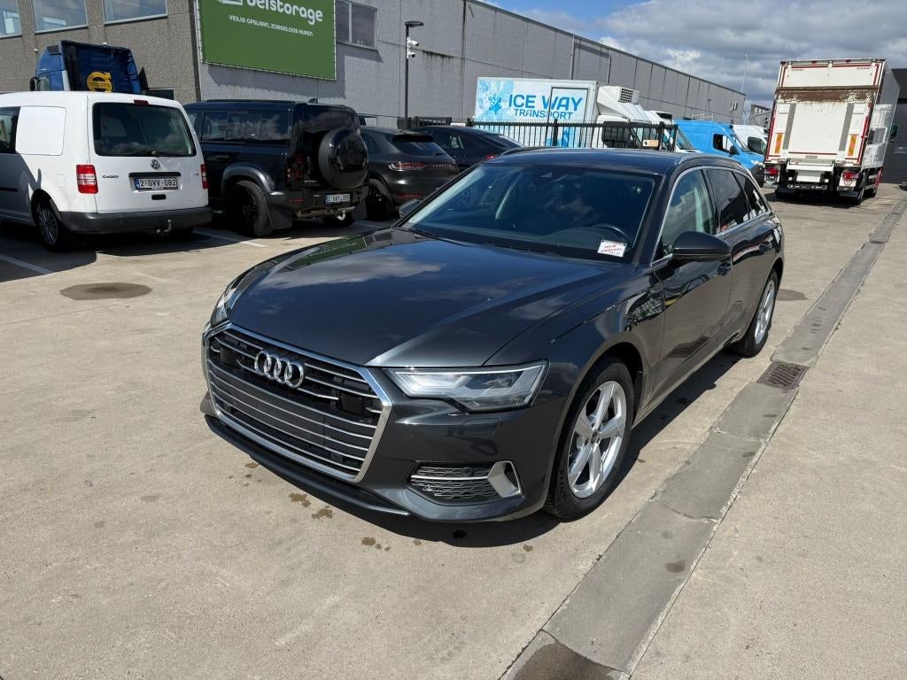 Audi A6 Avant 40 TDI (Numéro de stock 38458), Autos, Audi, Cuir, Argent ou Gris, Achat, Euro 6