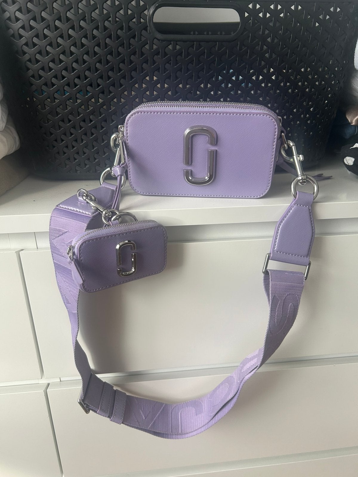 Marc jacobs crossbody lila, Ophalen, Zo goed als nieuw