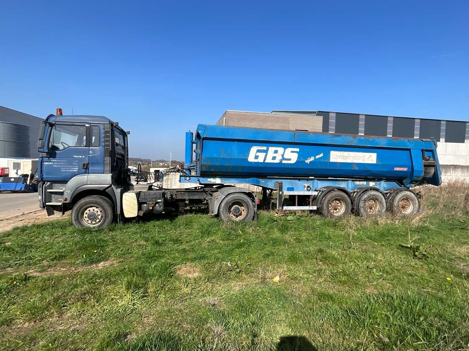2006 Man TGA Vrachtwagen + 2007 OPLEGGER (LANGENDORF / Gheys, Bedrijf, Overige brandstoffen, Te koop, MAN
