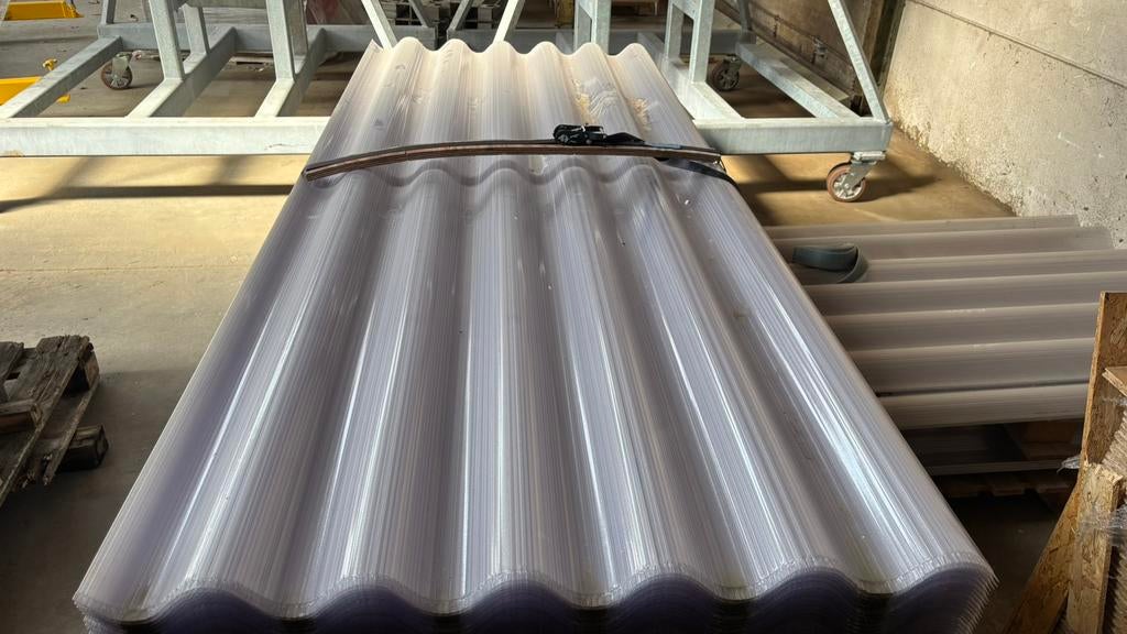 polycarbonaat golfplaat, Doe-het-zelf en Bouw, Dakpannen en Dakbedekking, Ophalen, Nieuw, Golfplaat