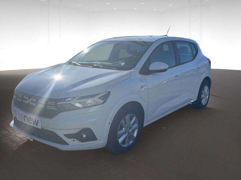 Dacia Sandero Expression SCe 65, Auto's, Dacia, Stof, Gebruikt, Zwart, Wit