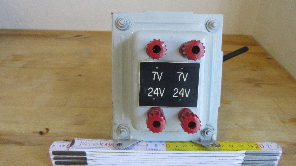 Transfo 7v & 24v-250watt, Enlèvement, Utilisé