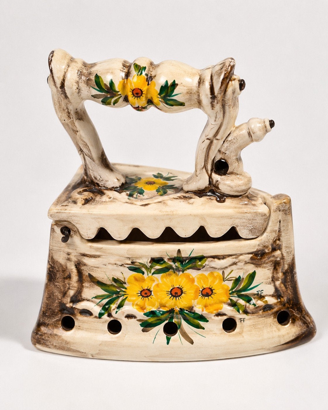 L’Eretenia Italy model 37 – vintage keramische potpourrihoud, Antiek en Kunst, Ophalen of Verzenden