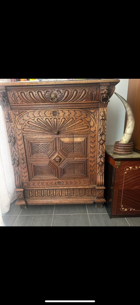 Antieke kast  H104 L90 B45,5, Antiek en Kunst, Antiek | Meubels | Kasten, Ophalen