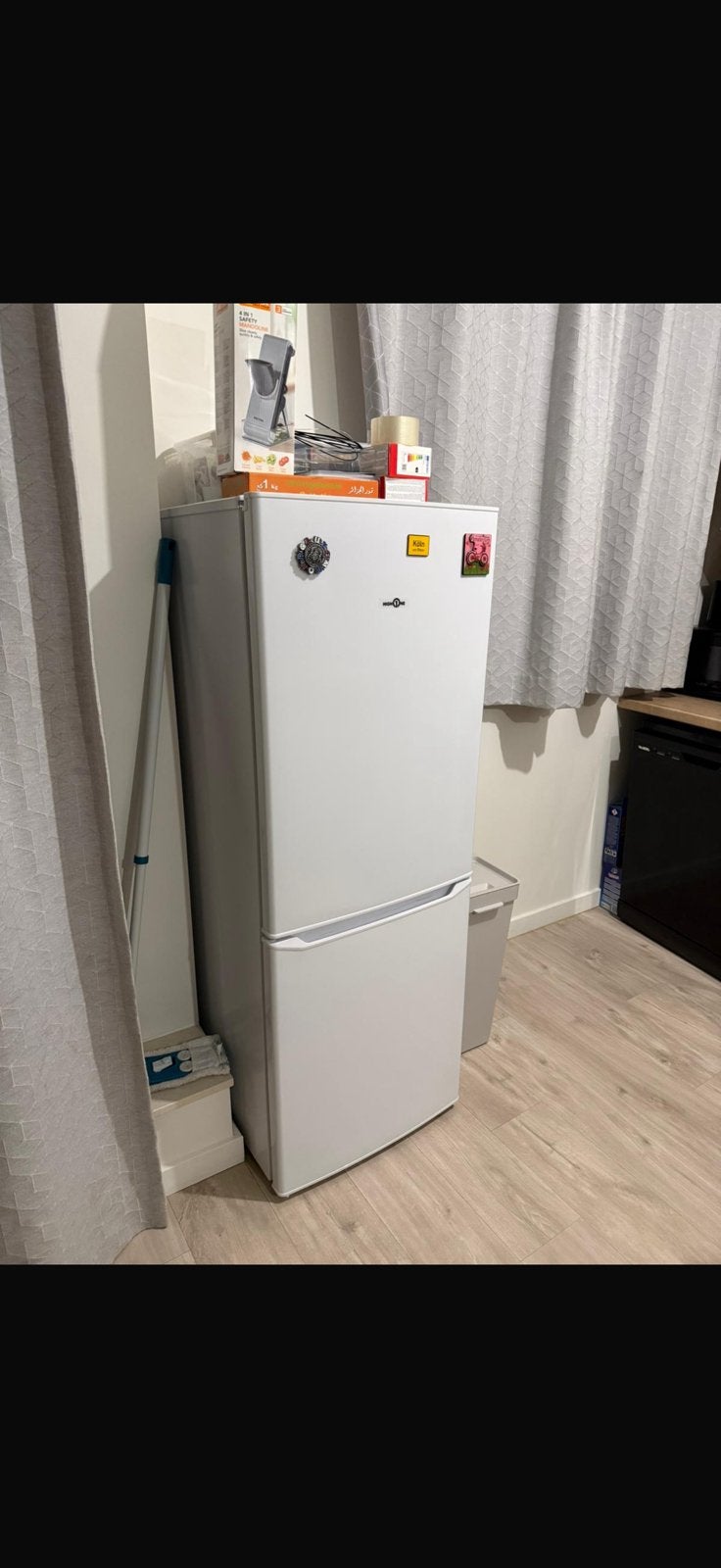 Frigo combiné blanc HIGH ONE  - Excellent état / Quasi neuf, Enlèvement, Comme neuf