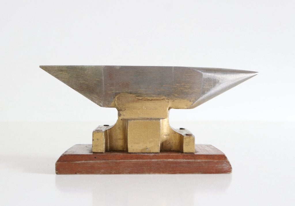 Vintage aanbeeld - Miniatuur aambeeld, Ophalen of Verzenden