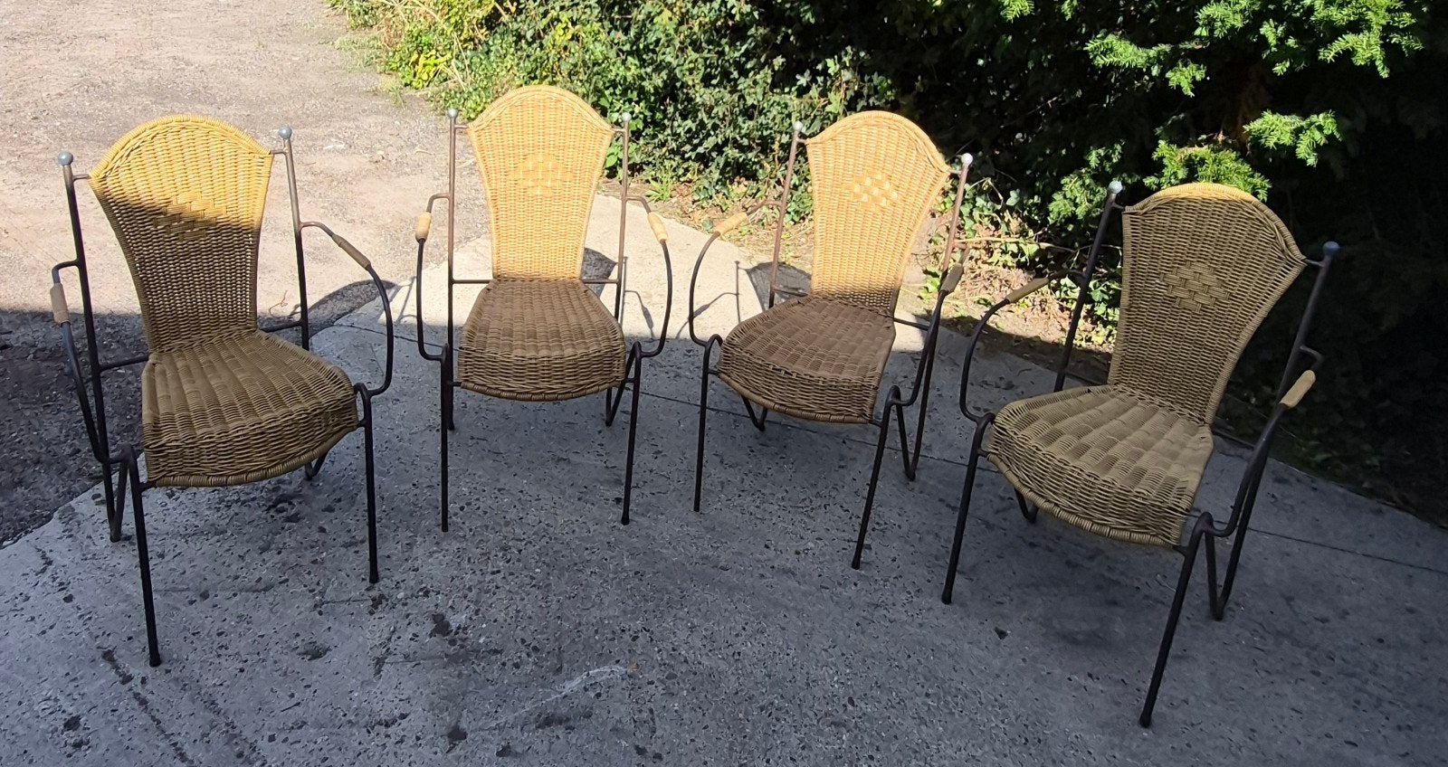 stoel stoelen rotan stoelen, Ophalen