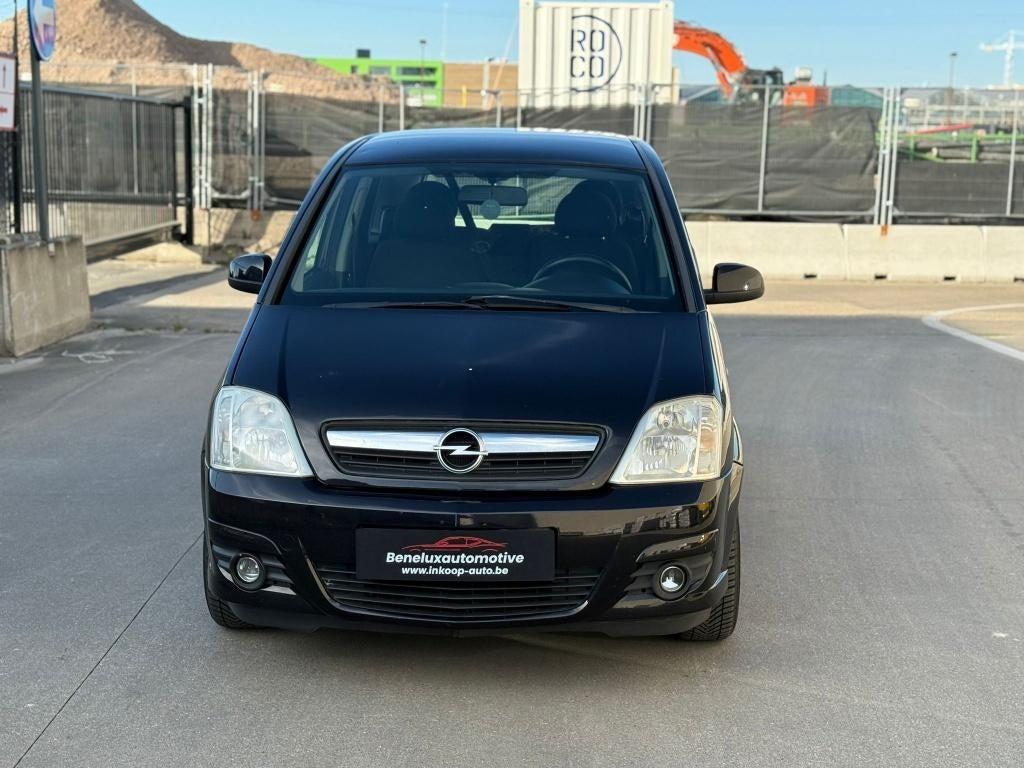Opel Meriva 2009-1.6 Automaat-1ste eigenaar, Auto's, Overige bekleding, Zwart, 5 deurs, Meriva