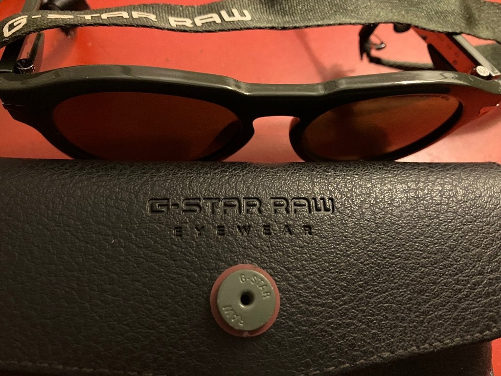 g-star raw zonnebril - kaki groen - mannen / vrouwen, Bijoux, Sacs & Beauté, Enlèvement ou Envoi, Comme neuf, Vert, Lunettes de soleil