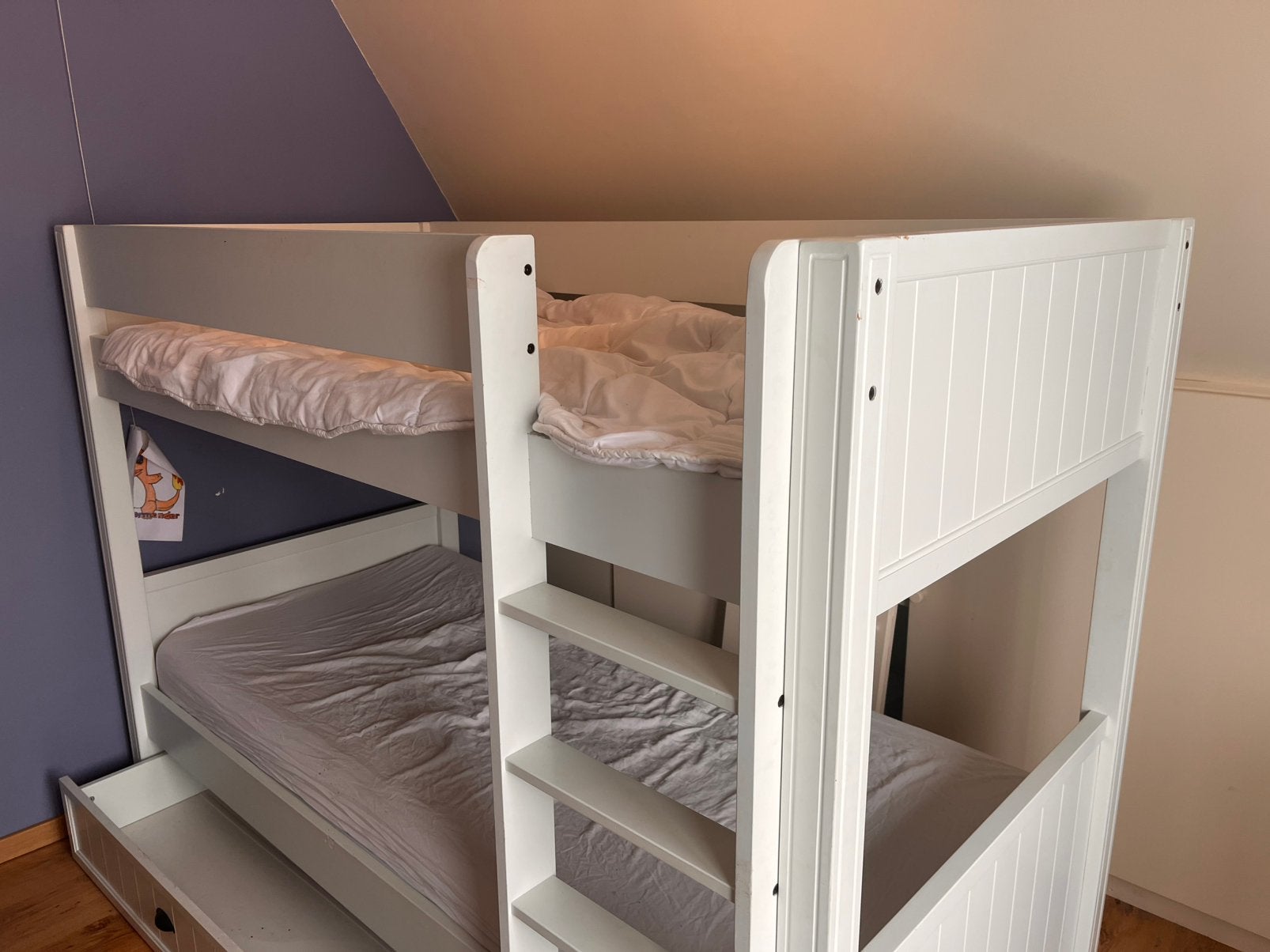 Lit superposé blanc  de Maisons du Monde, Enlèvement, Comme neuf, Lits superposés