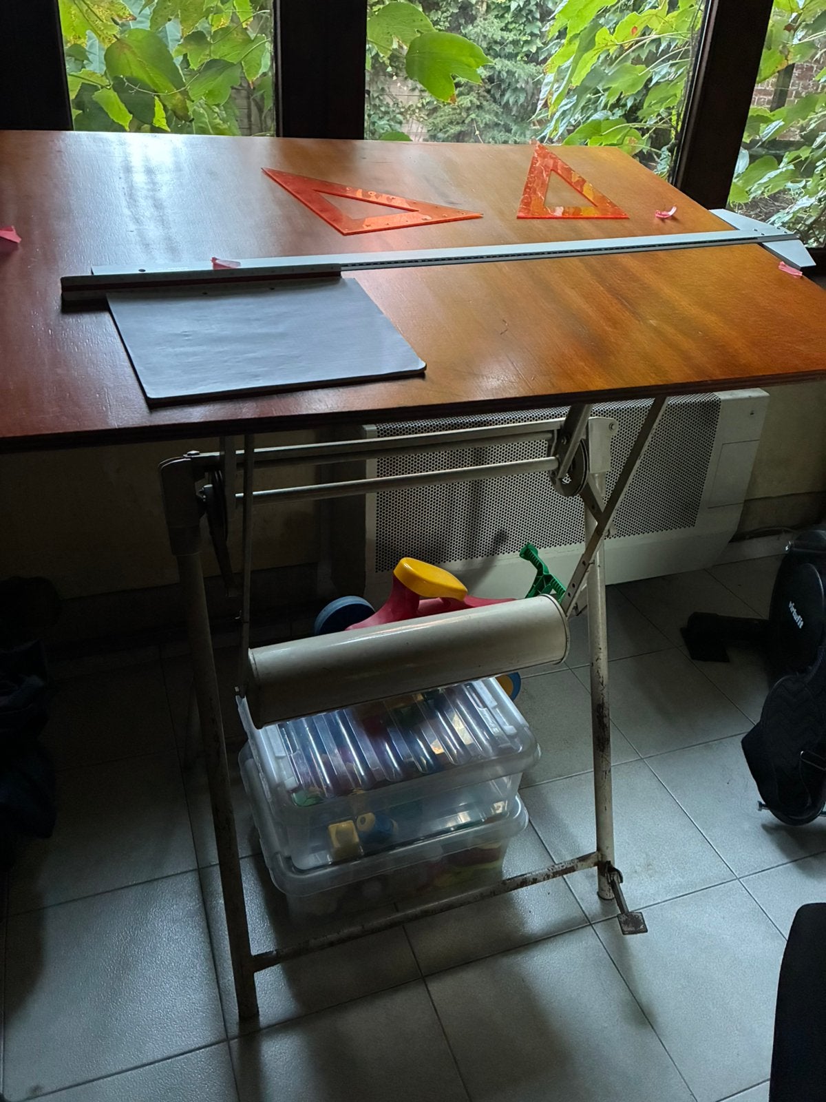 Retro tekentafel, Bricolage & Construction, Enlèvement, Utilisé, Moins de 130 cm