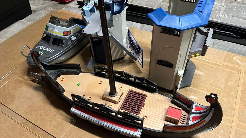 Playmobil schip politie,…, Ophalen, Gebruikt