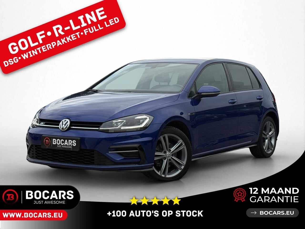 Volkswagen Golf 7,5 R-Line, Auto's, 4 cilinders, https://public.car-pass.be/vhr/0a2dd269-98a7-45ac-8f3d-8c316ede6279, 5 deurs
