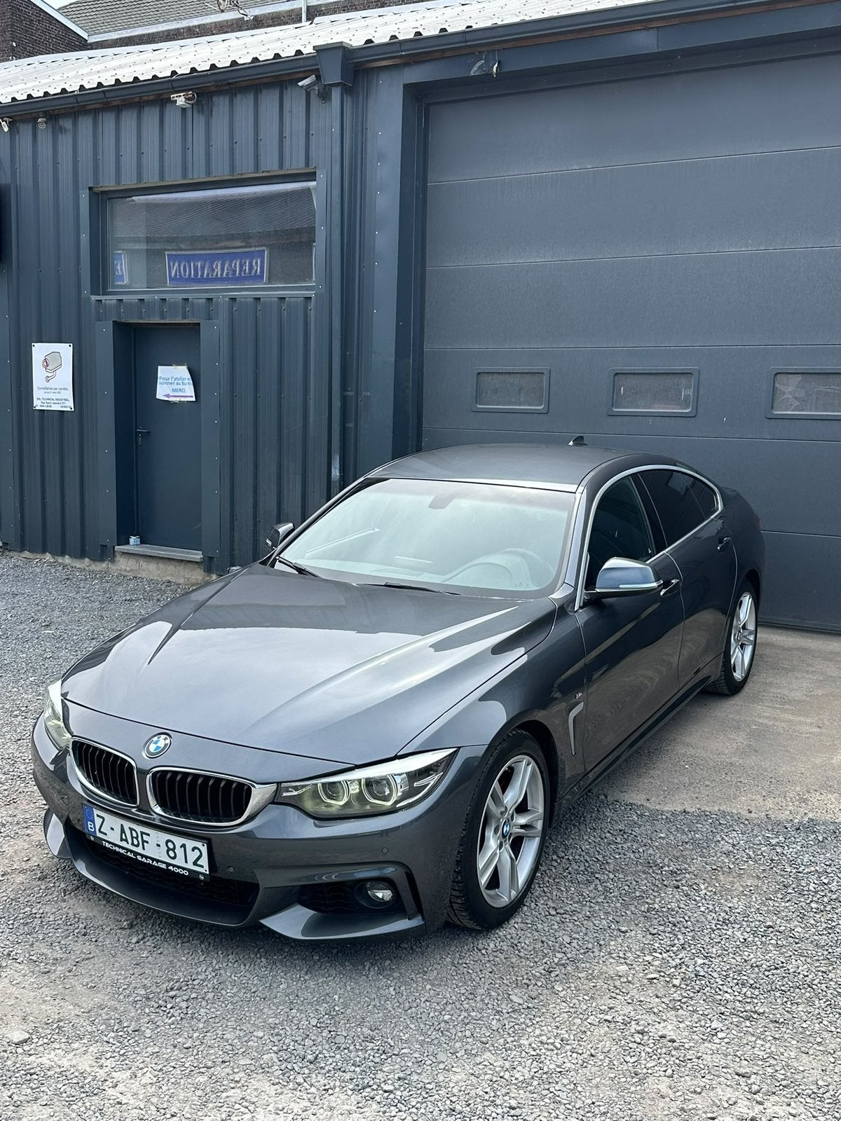 BMW 418i Grand coupe Aut . M Sport, Autos, 100 kW, Argent ou Gris, Achat, Euro 6