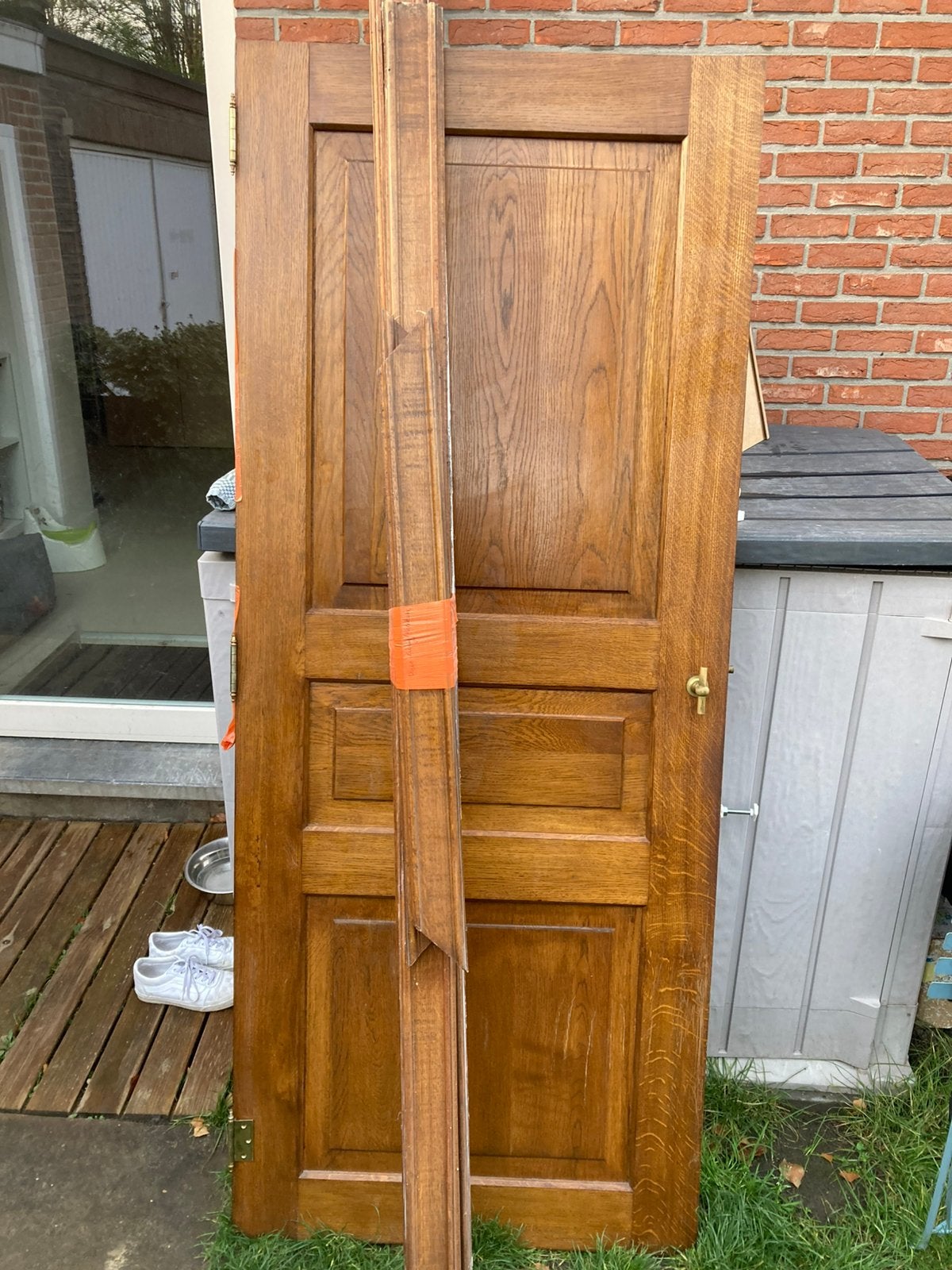 Vol eiken deur, Porte intérieure, Enlèvement, Bois, 200 à 215 cm