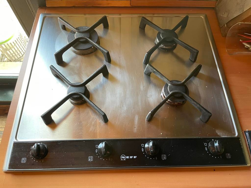 Neff gaskookplaat, Ophalen, Gebruikt, 4 kookzones, Inbouw