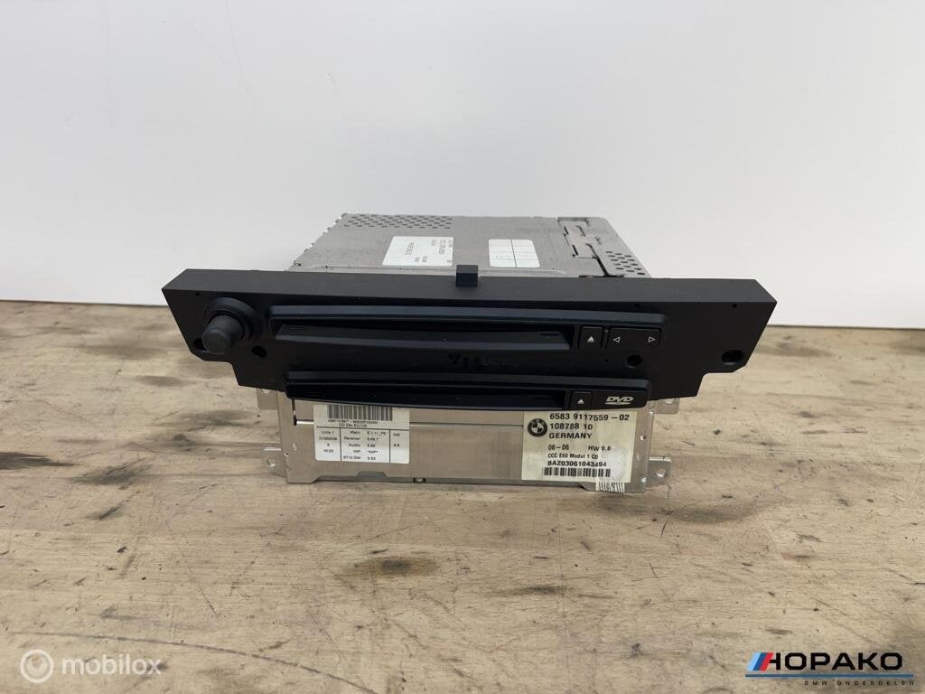 Radio BMW 5 / 6 serie E60 E61 E63 E64 | 65839117559, Autos : Pièces & Accessoires, Électronique & Câbles, Utilisé, Enlèvement ou Envoi