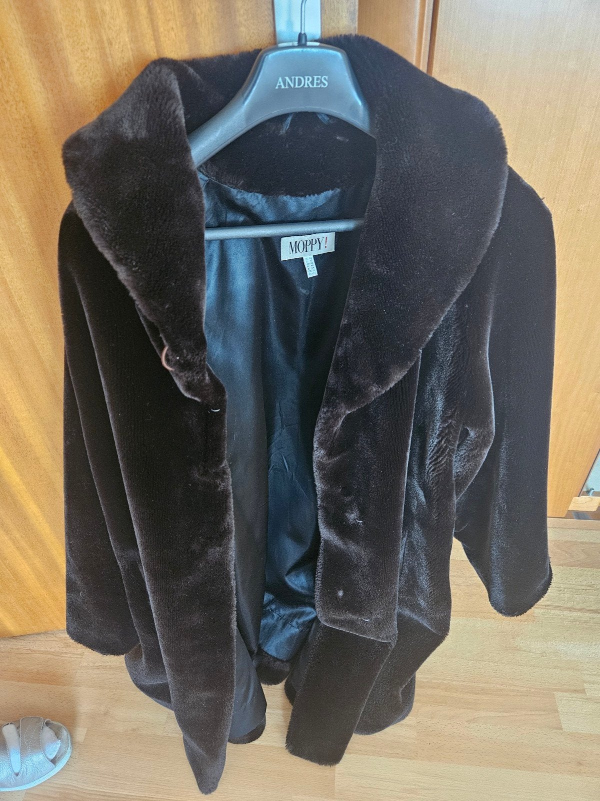 vintage jas, Kleding | Dames, Bruin, Maat 42/44 (L), Ophalen of Verzenden, Moppy