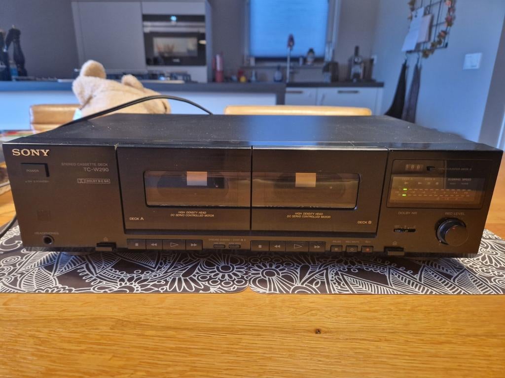 Sony TC-W290 cassettedeck, Ophalen