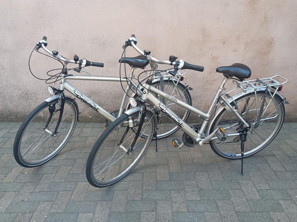 Dames- + herenfiets, merk Diamant, zeer goede staat, Enlèvement