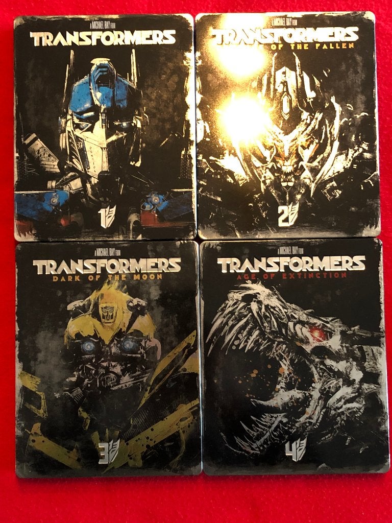 Transformers 1-4 (Blu-ray Steelbooks), Ophalen, Zo goed als nieuw, Blu-ray
