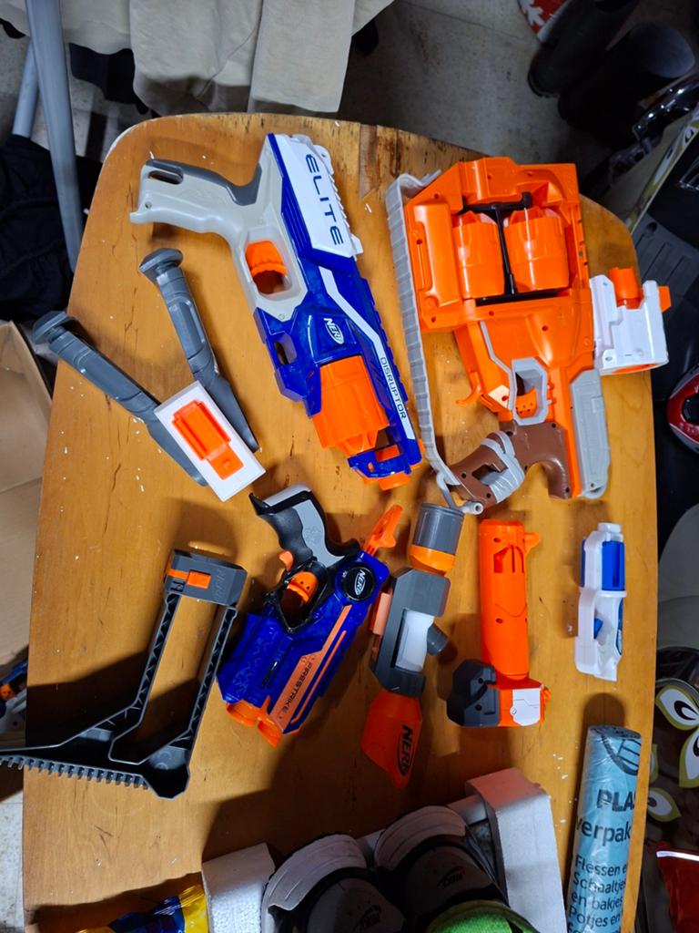 Nerf speelgoed werkende geweren, Ophalen of Verzenden