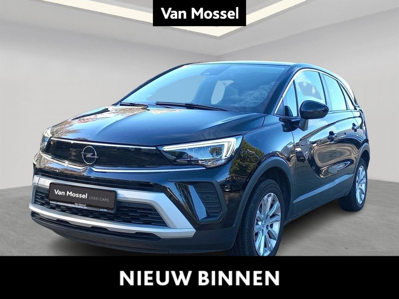 Opel Crossland X 1.2 Turbo Elegance, Euro 6, Entreprise, Noir, 5 portes