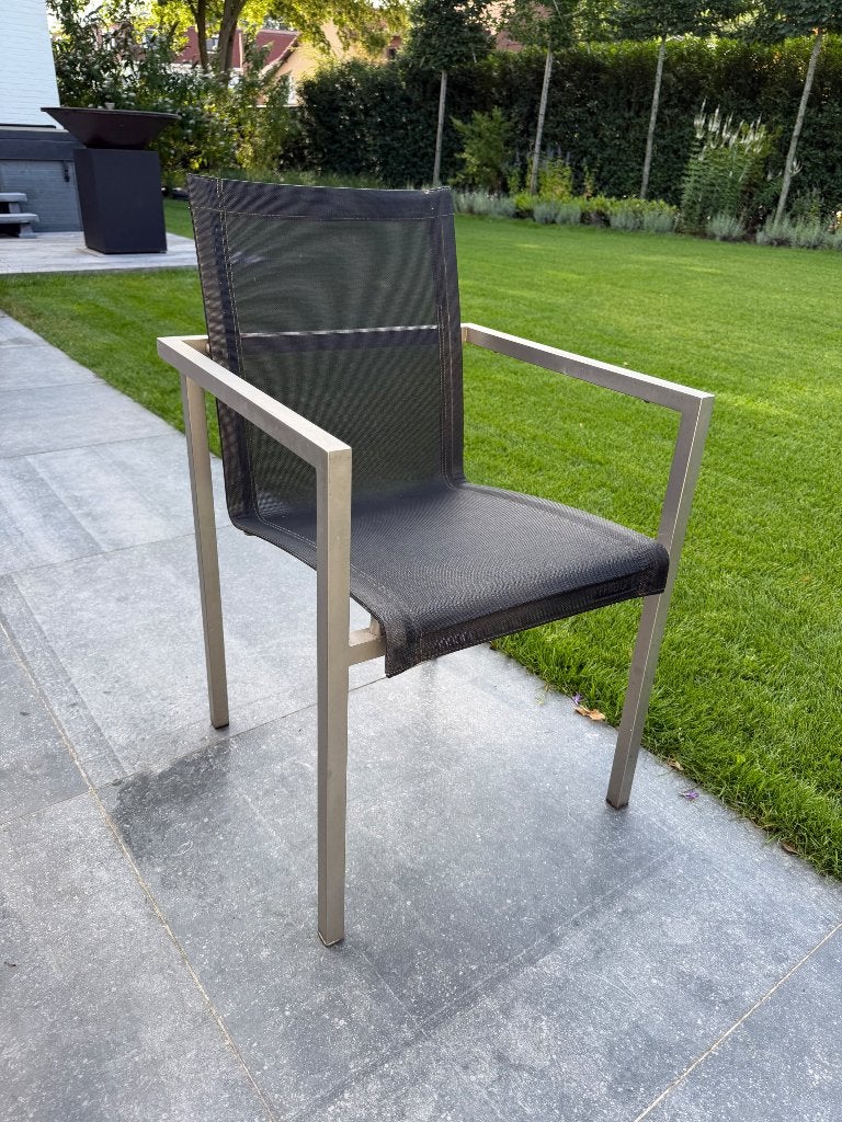 Tuinstoelen van Tribu, Jardin & Terrasse, Enlèvement, Utilisé, Aluminium