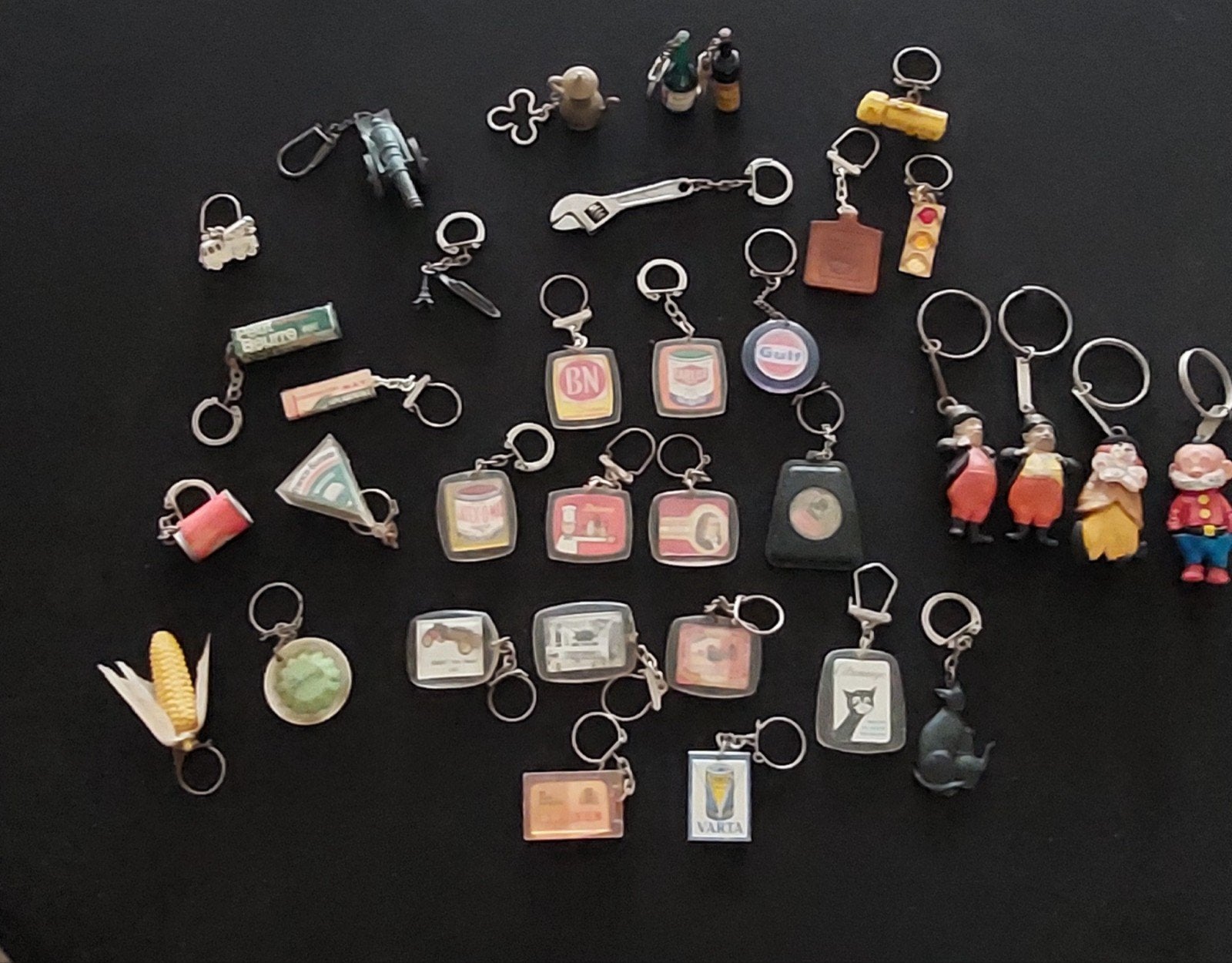 Porte-clés vintage (1 lot), Collections, Porte-clés, Enlèvement ou Envoi