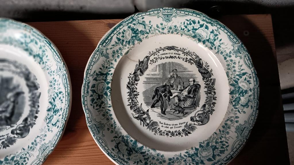 antiek porselein borden antiek porselein, Antiek en Kunst, Antiek | Porselein, Ophalen