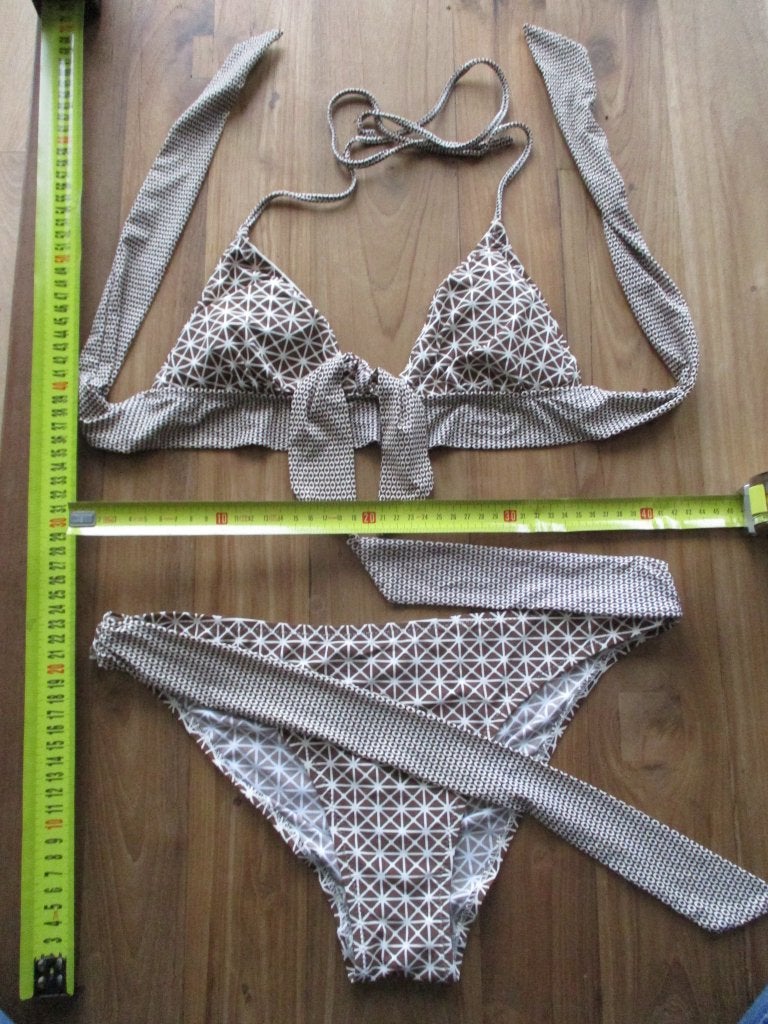 etam bikini 2delig zwempak met lintjes, Etam, Ophalen of Verzenden, Gedragen, Bikini