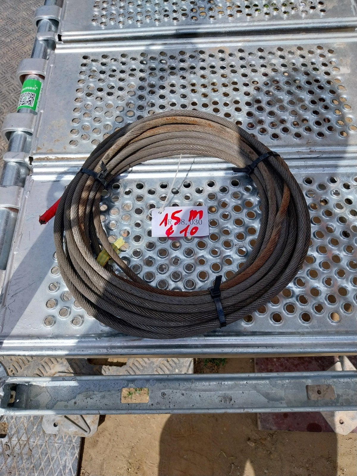 staalkabel, Doe-het-zelf en Bouw, Bouwliften, Ophalen