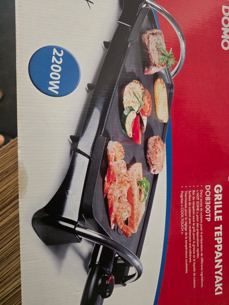 Grill teppanyaki, Electroménager, Plaques de gril, Enlèvement, Utilisé, Gril de table