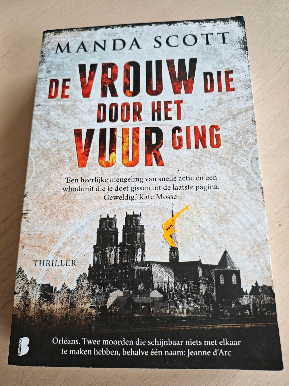 Manda Scott - De vrouw die door het vuur ging, Ophalen of Verzenden, Manda Scott