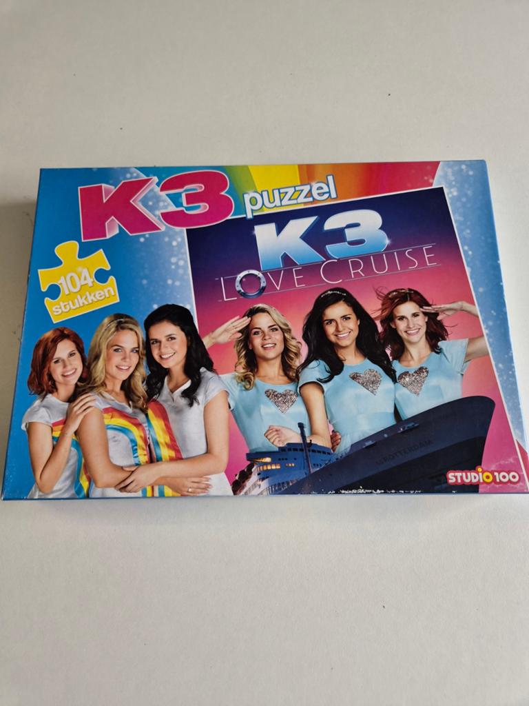 K3 puzzel 104st Love cruise, Kinderen en Baby's, Speelgoed | Kinderpuzzels, Ophalen