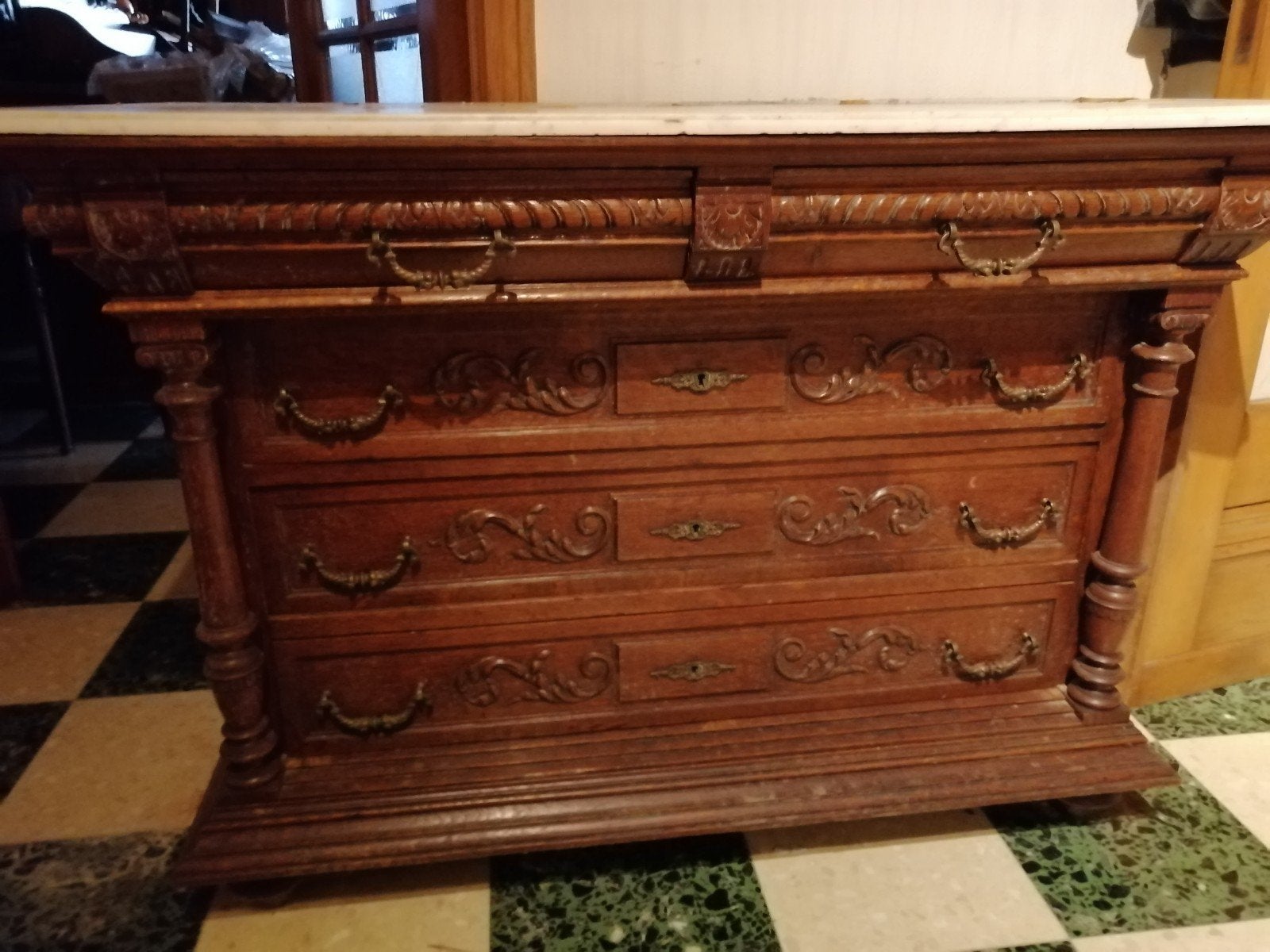 commode, Ophalen
