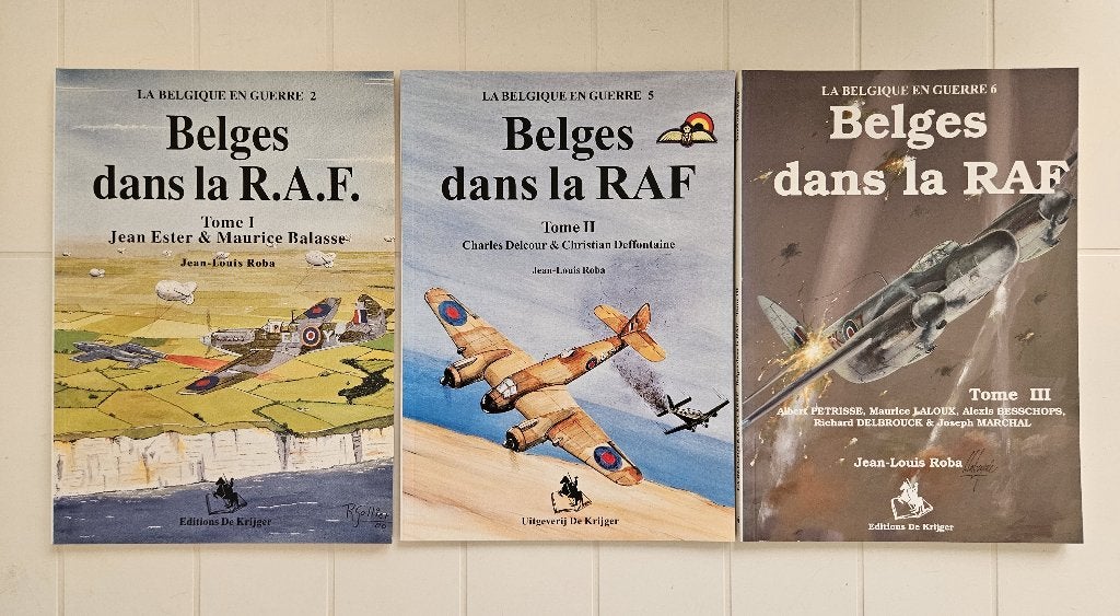 Belgen in de RAF: Volume 1; 2; 3, Tweede Wereldoorlog, Jean-Louis ROBA et un collectif d'auteurs, Ophalen of Verzenden, Zo goed als nieuw