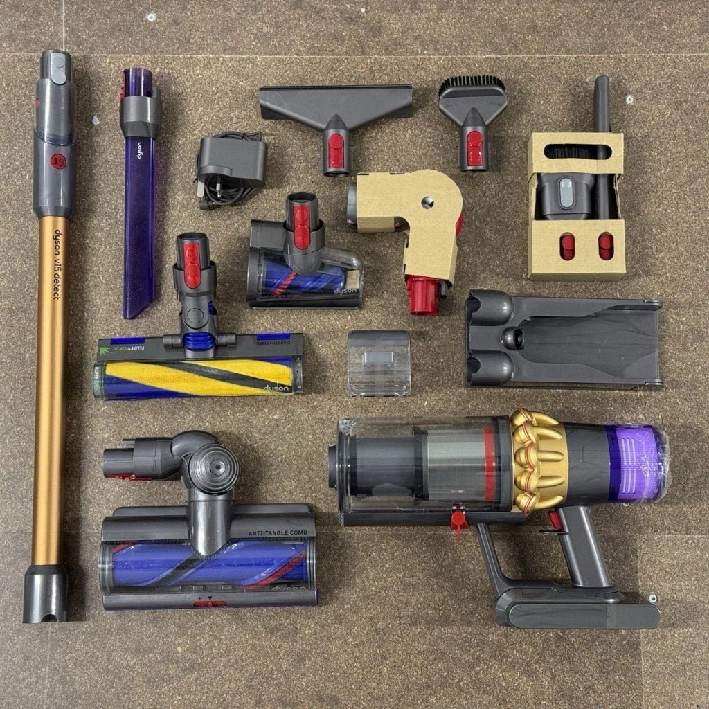 Dyson V15 Detect Absolute, Electroménager, Convient aux tapis, Enlèvement ou Envoi, Réservoir, Aspirateur balai