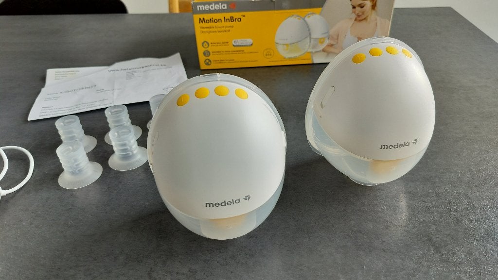 Medela motion inbra draadloze dubbele kolf, Ophalen, Gebruikt, Medela, Borstkolf