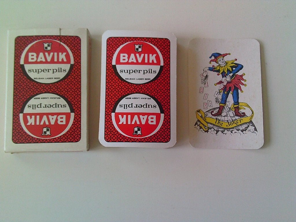 Spel speelkaarten brij Debrabandere / Bavikhove, Ophalen of Verzenden, Speelkaart(en)